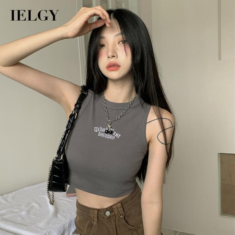 IELGY   Áo Không Tay Dáng Ôm Thời Trang Dành Cho Nữ