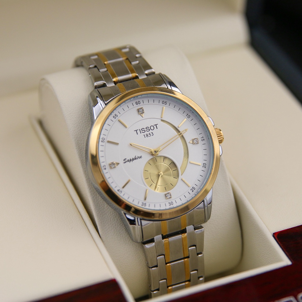 Đồng Hồ Nam Ti.ssot Dây Thép Không Gỉ , Kim Rốn, Kim Trôi