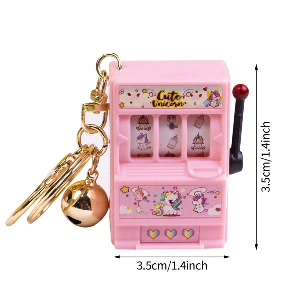 Máy Chơi Game Mini T4V6 Có Móc Khóa Hình Jackpot Hoạt Hình Vui Nhộn