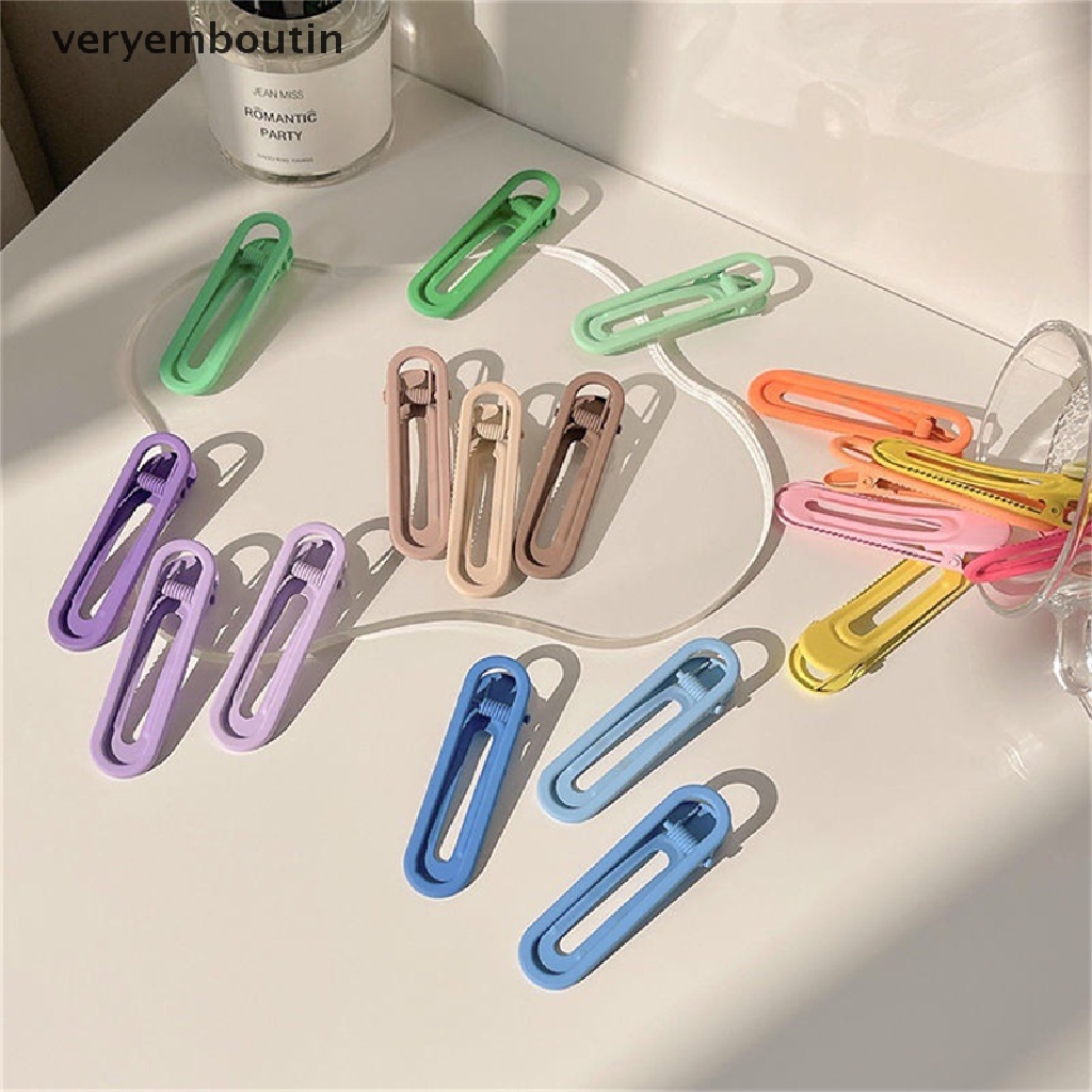 Bộ 3 Kẹp Tóc Màu Sắc Ngọt Ngào Thời Trang Cho Nữ