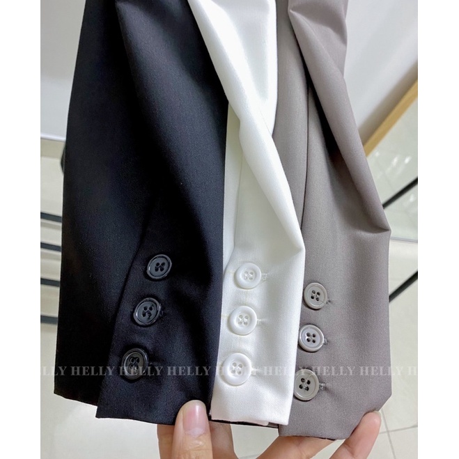 ÁO BLAZER NỮ KHOÁ CÀI PHOM SUÔNG HELLY SHOP