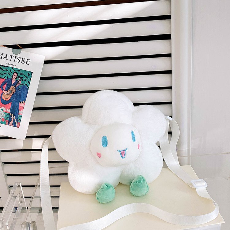 Sanrio gấu dâu Lotso Túi Xách Đeo Vai Sức Chứa Lớn Họa Tiết Hoa Hoạt Hình Thời Trang