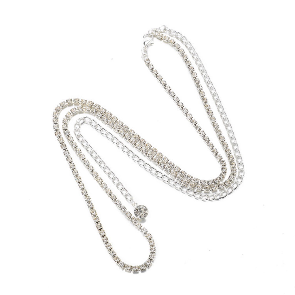 Dây Xích Đeo Bụng Trọng Lượng Nhẹ Đính Đá Thời Trang Đi Biển Mùa Hè