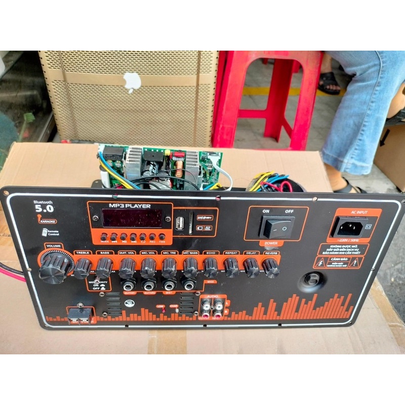 Mạch loa kéo T20 có reverb công xuất 200w