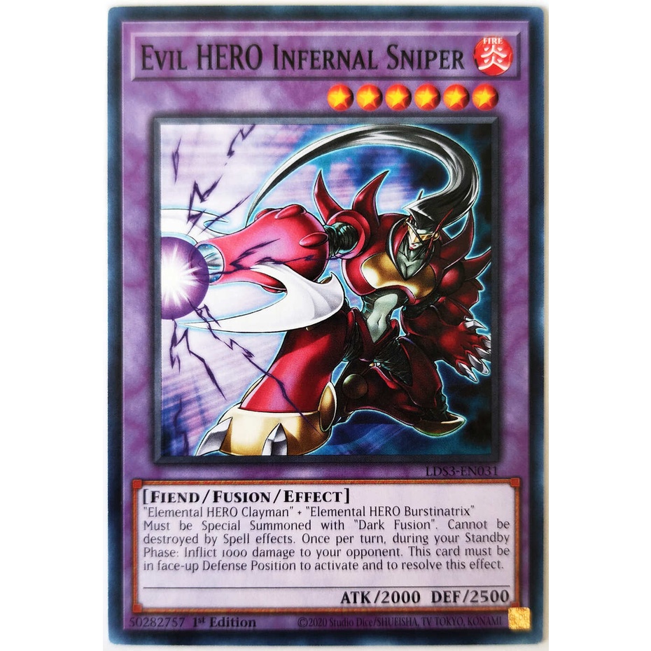 [Thẻ Yugioh] Evil HERO Infernal Sniper |EN| Common
