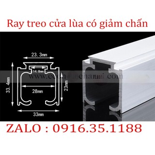 Ray treo cửa lùa phòng loại giảm chấn SD5009R
