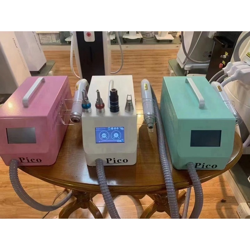 Máy Laze Mini PICO Bắn Nám, Hút Mực Xăm Mày Môi