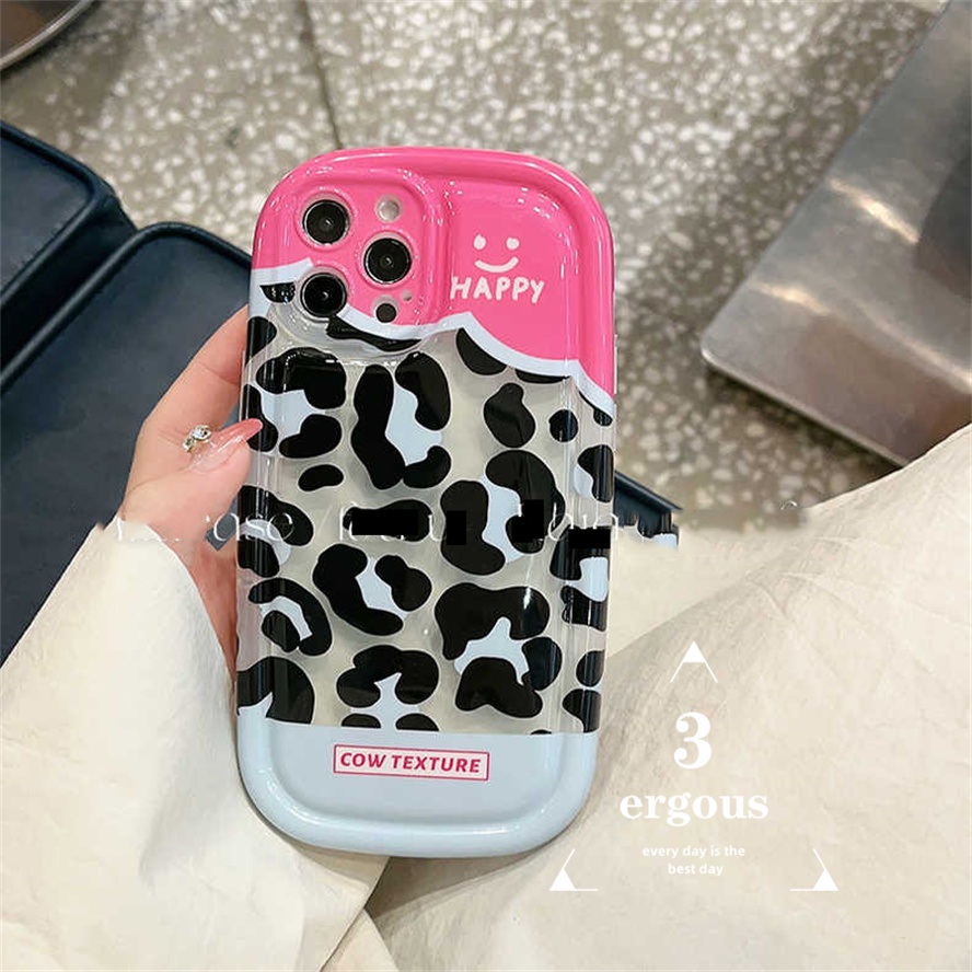 Ốp Điện Thoại TPU Mềm Đệm Khí In Hình Báo Hồng Cho IPhone 14 13 12 11 Pro Max SE2020 X XR Xs Max 7 8 Plus