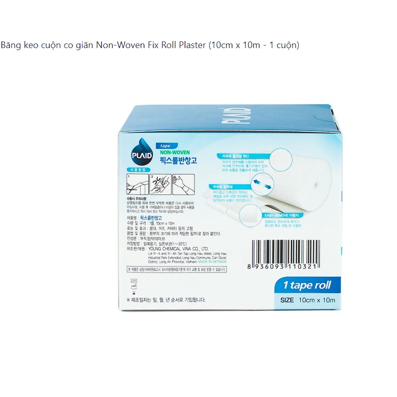Băng keo cuộn co giãn Young Fix Roll