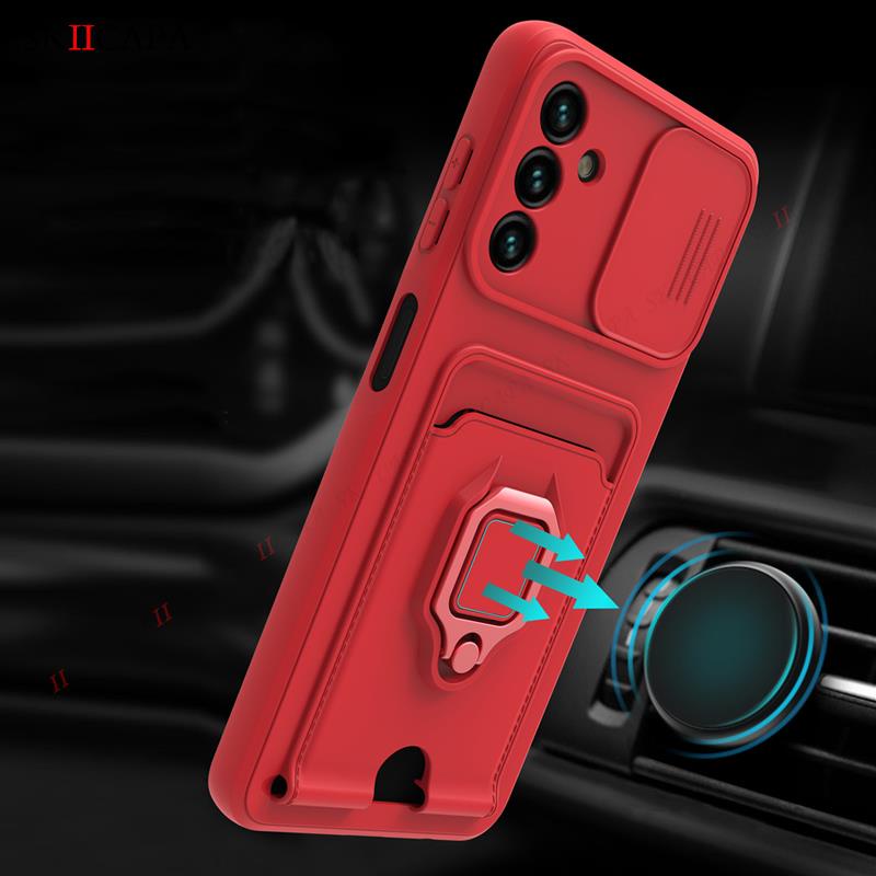 Ốp Điện Thoại Silicon Có Ngăn Đựng Thẻ Cho Samsung Galaxy S23 Ultra Plus Galaxy S23 Plus S 23 5G