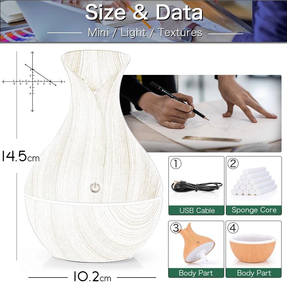 Máy Khuếch Tán Tinh Dầu Phun Sương Tạo Độ Ẩm Tiện Dụng