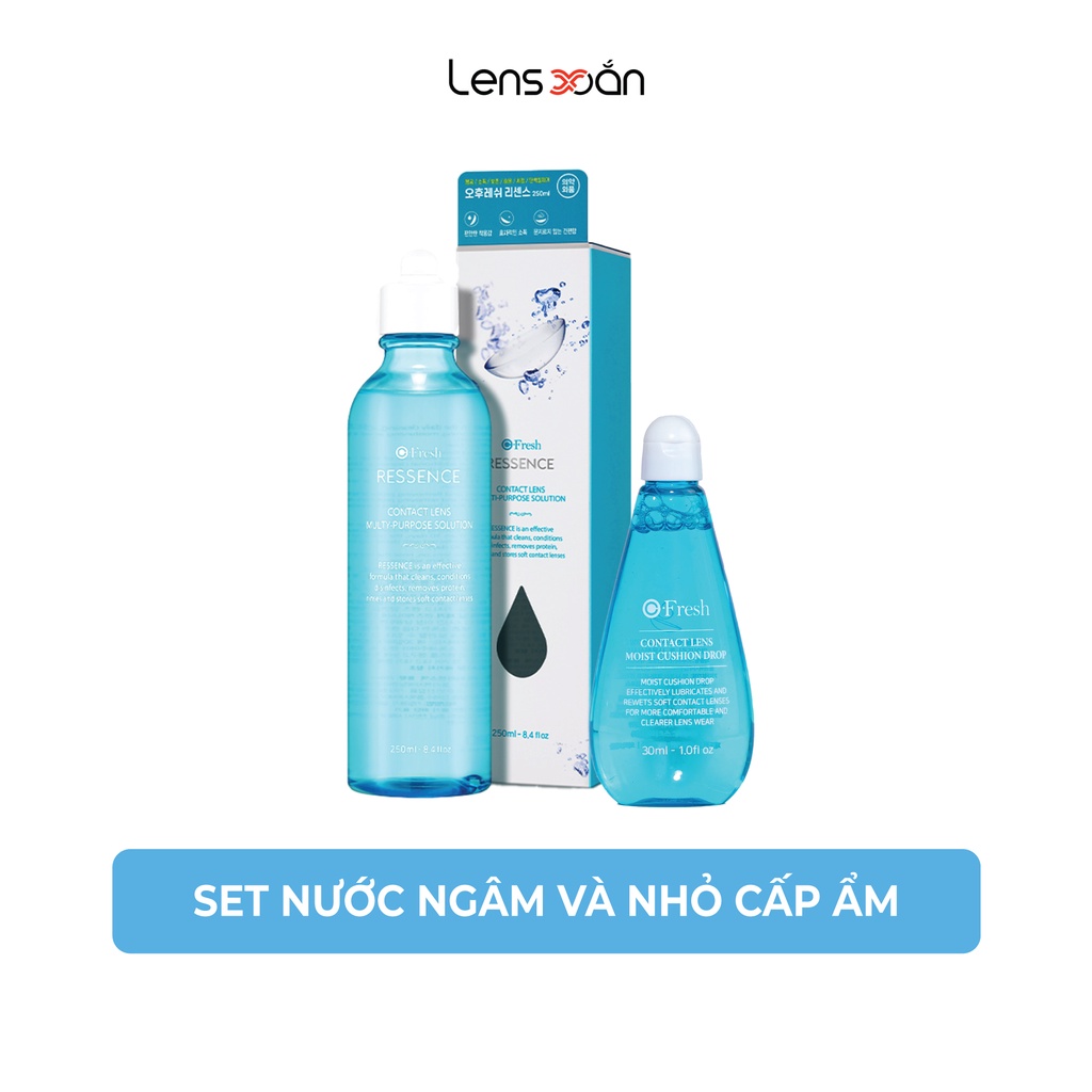 Ngâm lens và cấp ẩm LENS XOẮN dung dịch chăm sóc mắt áp tròng chính hãng OLENS OFRESH