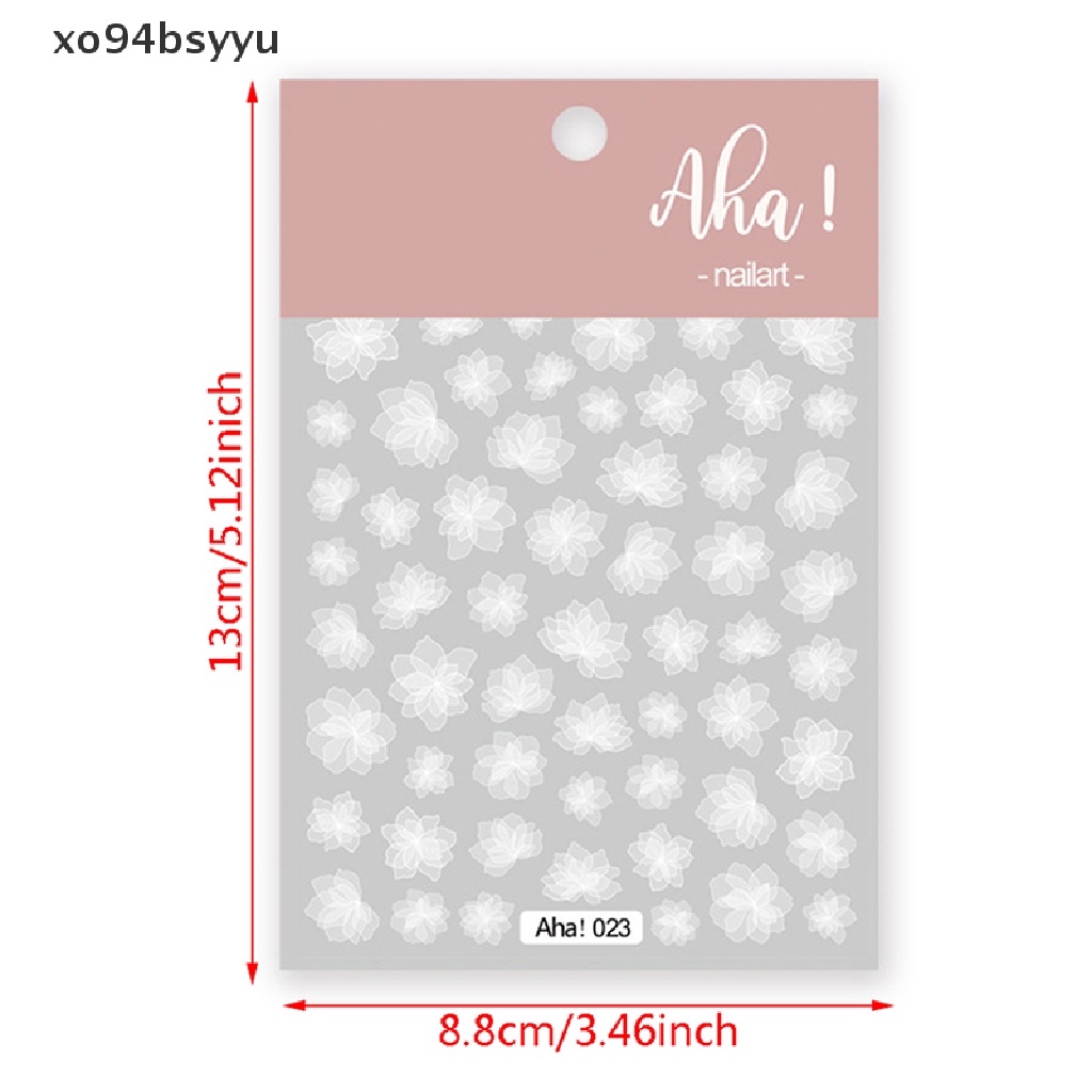 1 Miếng Dán Trang Trí Móng Tay Hình Đám Mây Trắng Siêu Mỏng xo94bsyyu