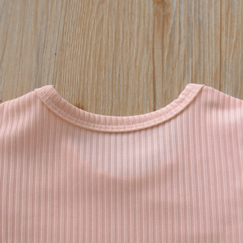 Bộ Áo Liền Quần Bằng Cotton Thoáng Khí Dành Cho Bé Gái