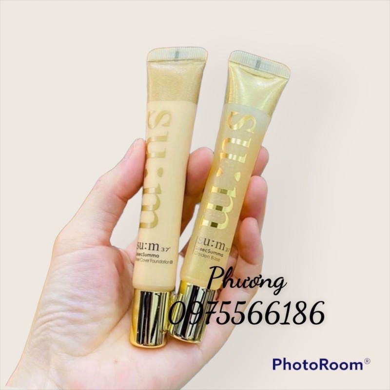 cặp kem lót và kem nền sum cao cấp su:m37 losec summa 20ml