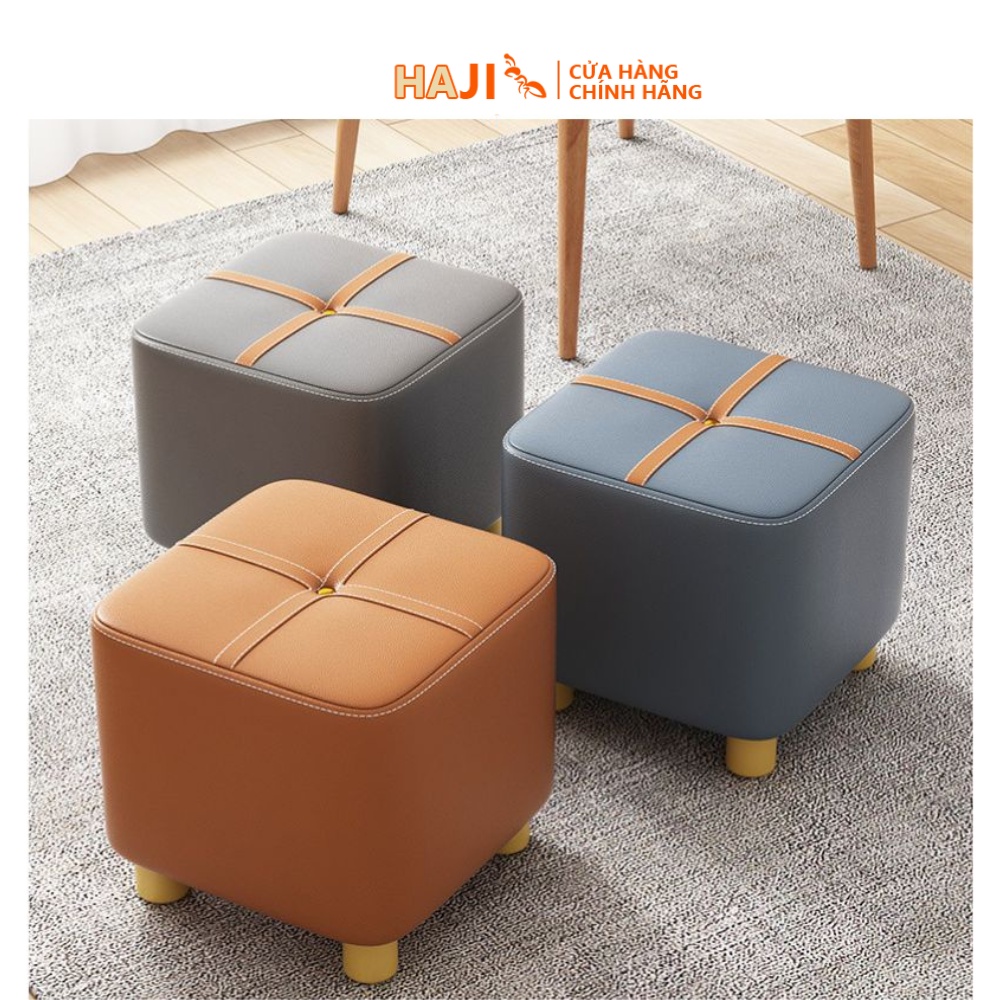 Ghê đôn sofa HAJI bọc da simili cao cấp chống xước chắc chắn thiết kế hiện đại D16
