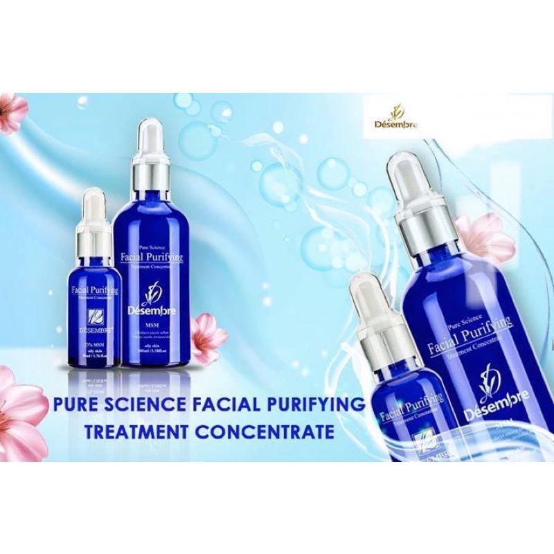 Tinh Chất Cô Đặc Làm Sạch Mụn Desembre Pure Science Facial Purifying Treatment 30ml/100ml