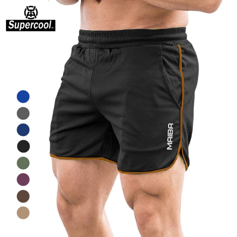 #SupercooL# Quần Short Đùi Thể Thao Nam Quần Thun Form Slimfit Big Size Co Giãn Túi Hộp Trơn Nhanh Khô Cao Cấp Vải Thoáng Thấm Hút Mồ Hôi Tốt Mỏng Nhẹ Chạy Bộ Chuyên Thể Dục Bóng Rổ Gym Xe đạp đi Biển Cầu Lông Combat Thời Trang