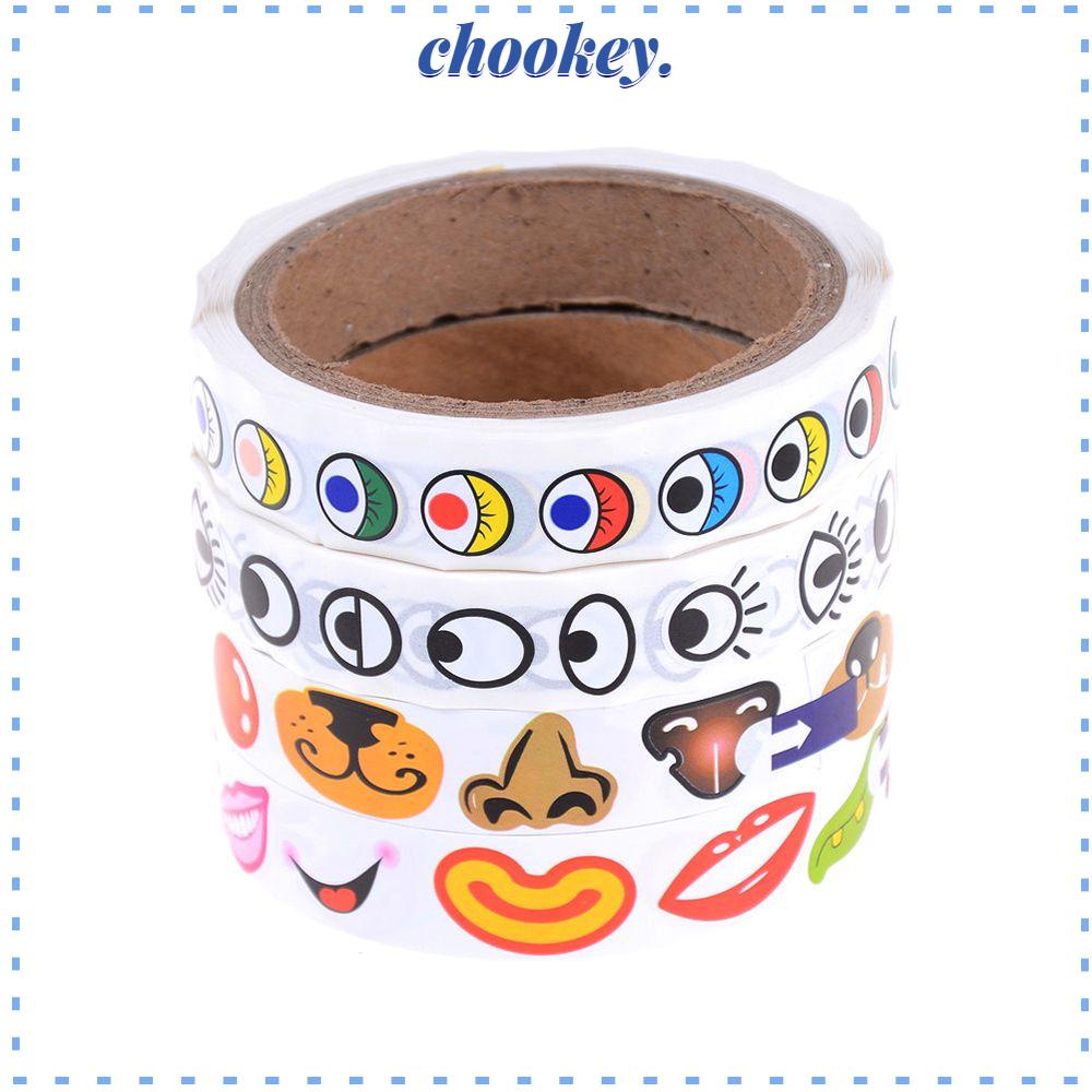 Miếng Dán Hoạt Hình Mắt / Mũi / Miệng Làm Đồ Thủ Công DIY