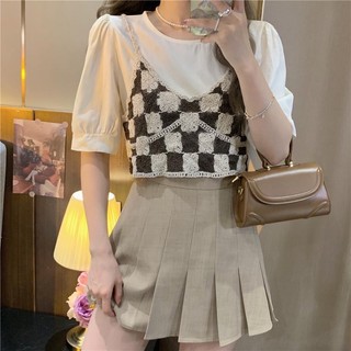 Áo gile nữ đẹp len móc /FREESHIP/ Áo gile croptop kết hợp váy áo sơ mi Áo gile dệt kim dài đẹp hàng thiết kế