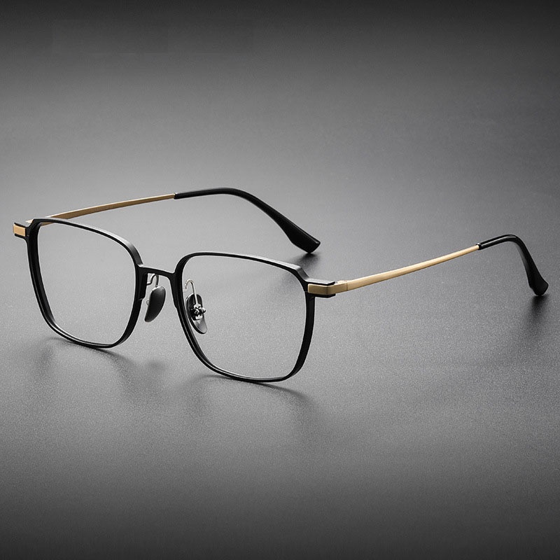 Kính Mát Gọng Kim Loại Siêu Nhẹ Phong Cách Retro Thời Trang Cho Nam