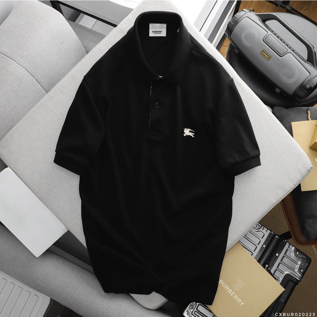 Áo thun polo thời trang, áo thun cổ trụ nam, mắt vải cá mập xịn mịn, logo thêu siêu nét 20223