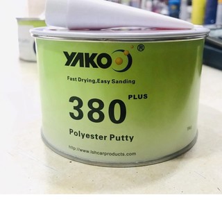 Bột - bả matit trám trét kim loại - nhựa đa dụng polyester putty yako 380 plus 1kg