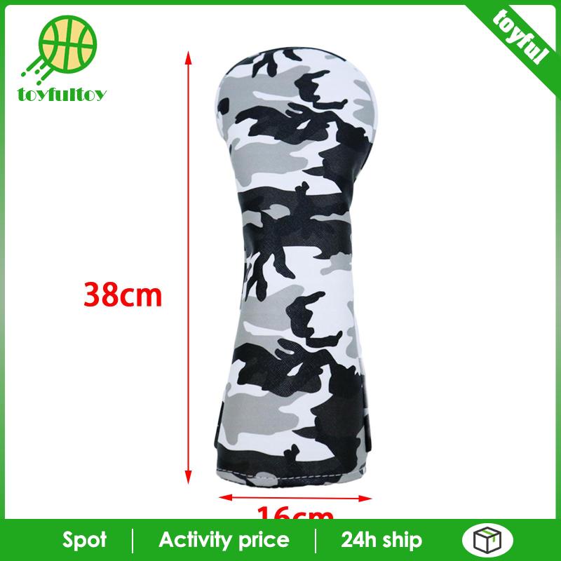 Vỏ Bọc Đầu Gậy Đánh Golf Bằng Gỗ Kèm Thẻ Số