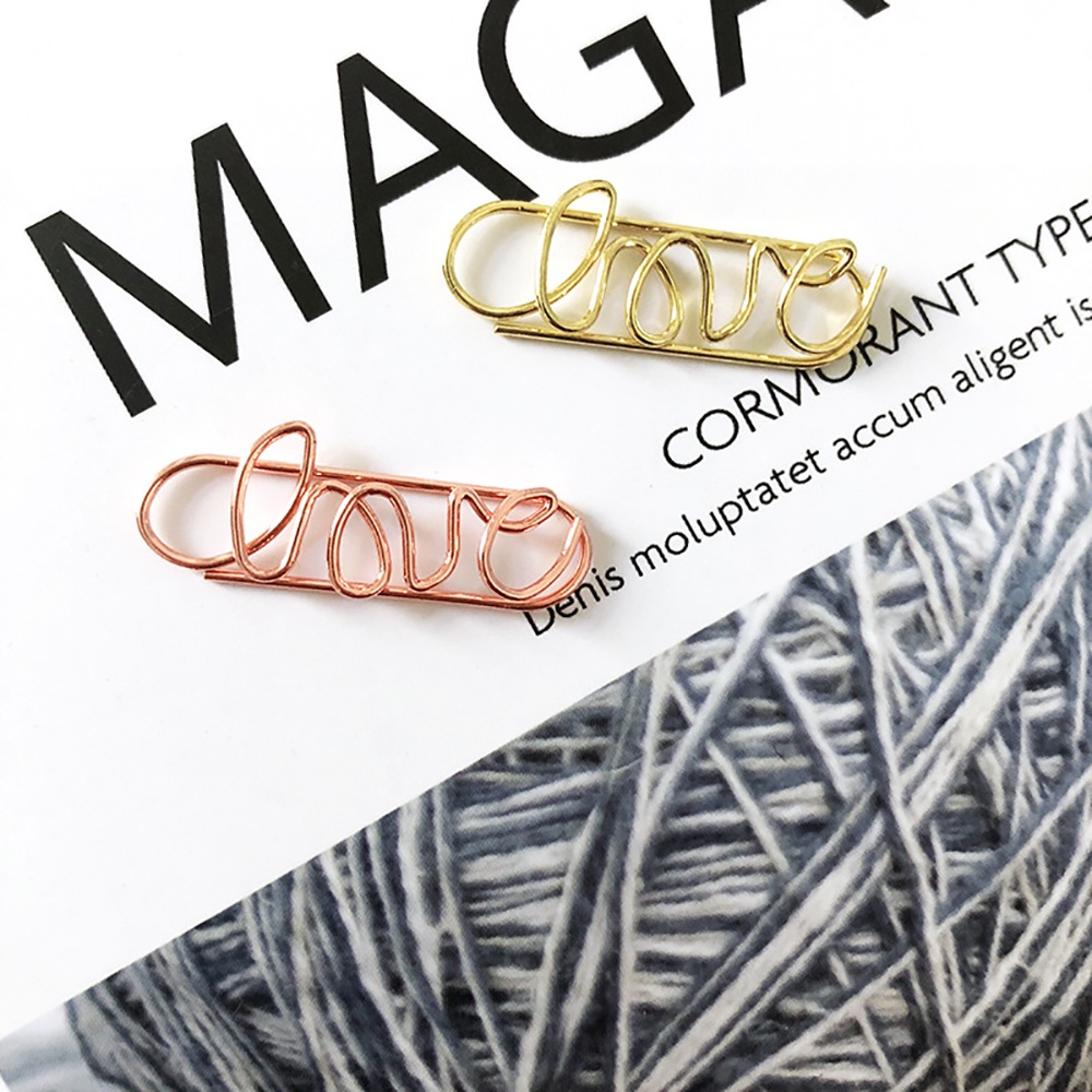 Set 10 Kẹp Giấy Ghi Chú Màu Vàng Hồng