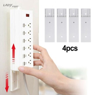 ⭐ Hot Sale ⭐Socket Holder Holder PP Plastic Power Strip Socket Cable Fixer Wall Mounted