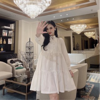 Váy babydoll váy suông tiểu thư váy hè siêu xinh