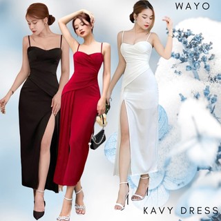 [Kavy Dress] Đầm WAYO dự tiệc xẻ tà 2 dây cao cấp