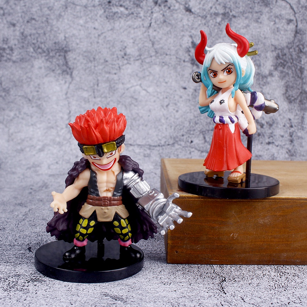 Bộ 6 Mô Hình Nhân Vật Luffy Nami Yamato Trong Phim Hoạt Hình One Piece