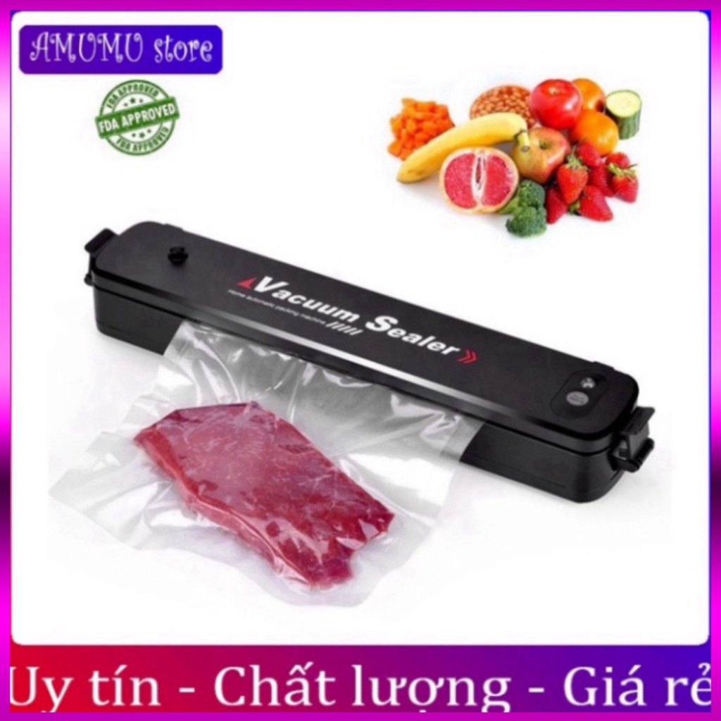 Máy hút chân không thực phẩm Vacuum Sealer- hút không khí triệt để, giữ môi tường chân không lý tưởng bảo quản thức ăn