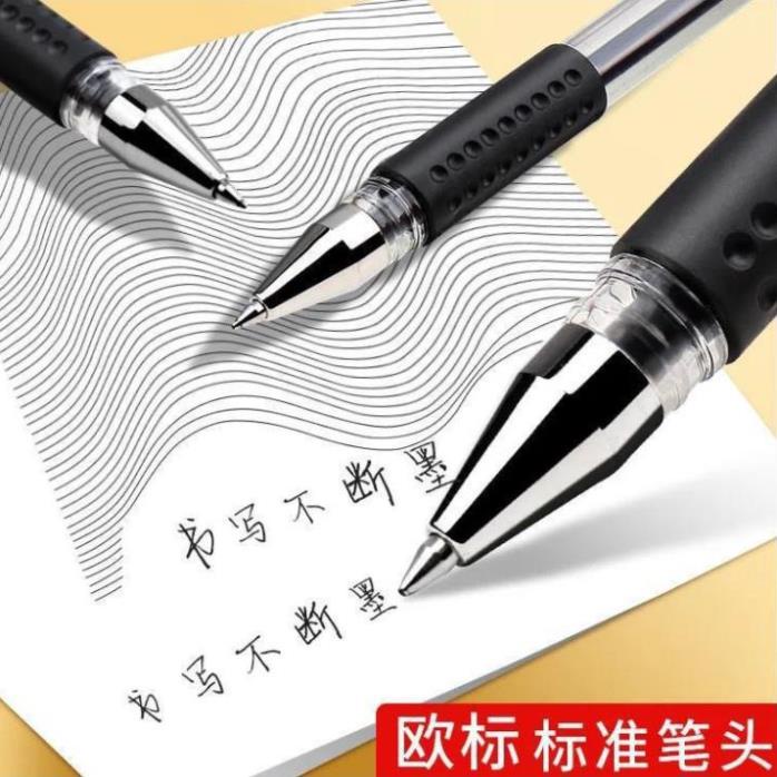 Bút gel đỏ - đen - xanh  - 0.5mm  - bút mực gel - HIKOMA STORE