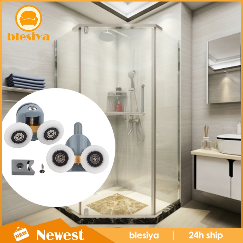 Bộ 2 Bánh Xe Ròng Rọc 23mm Cho Cửa Nhà Tắm