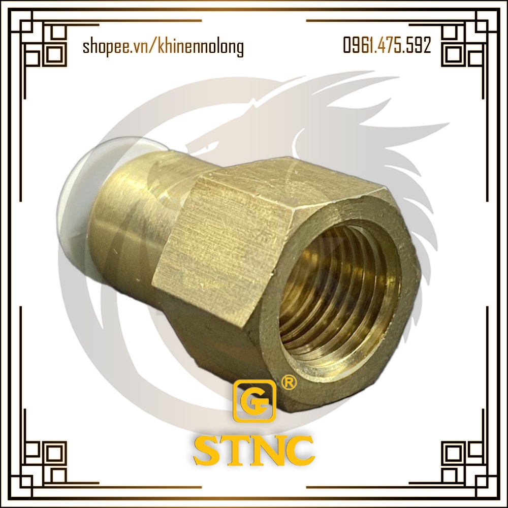 Đầu Cút Nối Thẳng Ren Trong Khí Nén STNC YPCF