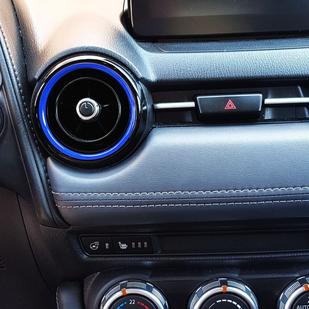 Điều Hòa AC Lỗ Thông Hơi Ổ Cắm Vòng Viền Cho Xe Mazda MX-5 MX5 Mazda 2 CX-3 CX3 RF ND