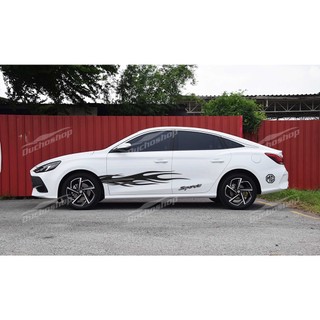 tem dán sườn xe MG thể thao 002