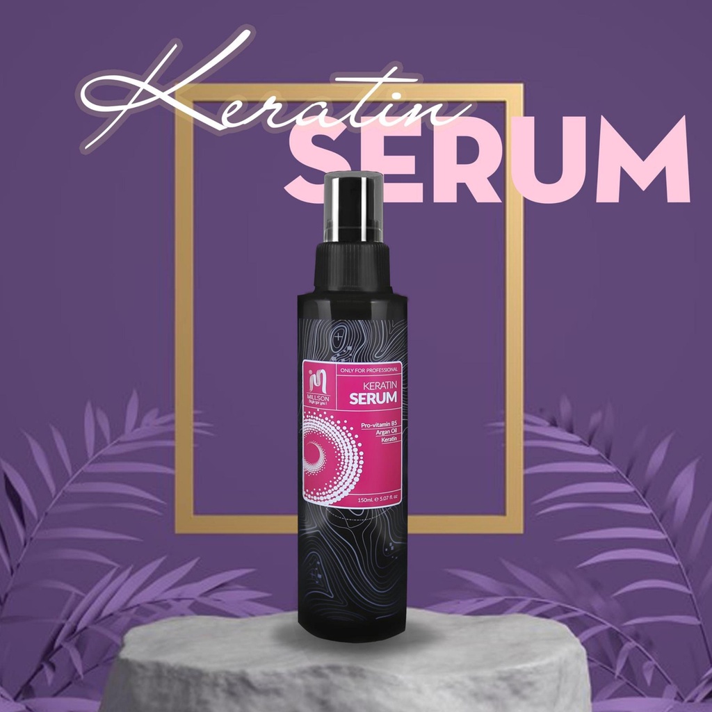 Xịt dưỡng tóc Millson 150ml, Serum Keratin, dưỡng tóc khô xơ, hư tổn, tóc uốn, sấy, xoăn, nhuộm, chẻ ngọn XUDA