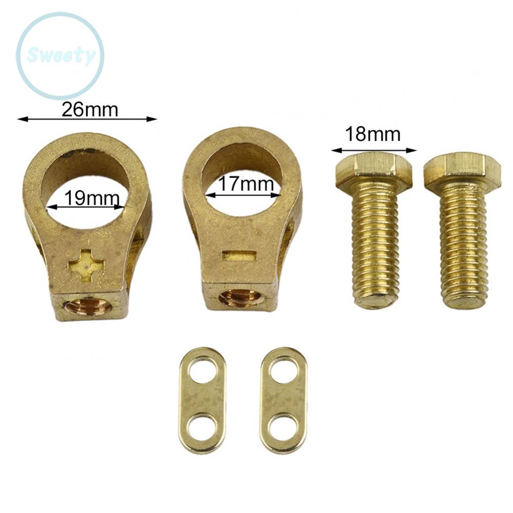 【SWTDRM】Terminal Part 17-19mm 2Pcs Accessories Practical Replacement Terminals-【Sweetdream】