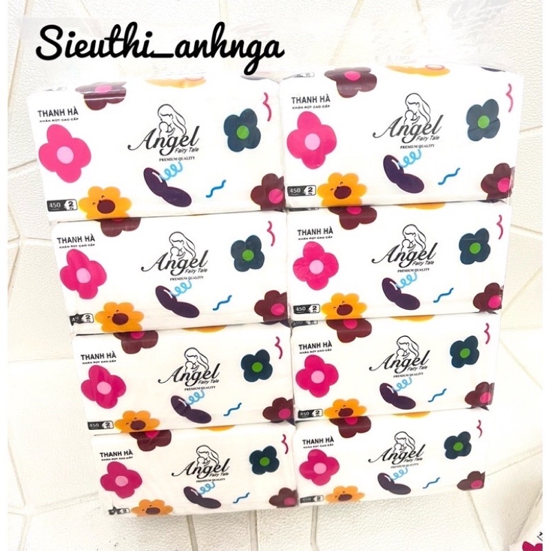 Combo 30 Gói Giấy Rút Cao Cấp Thanh Hà 450 tờ