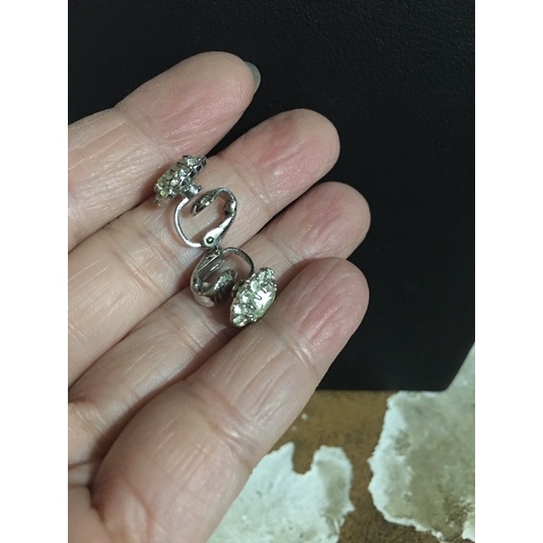 Hoa tai kẹp kiểu dáng vintage si tuyển Nhật