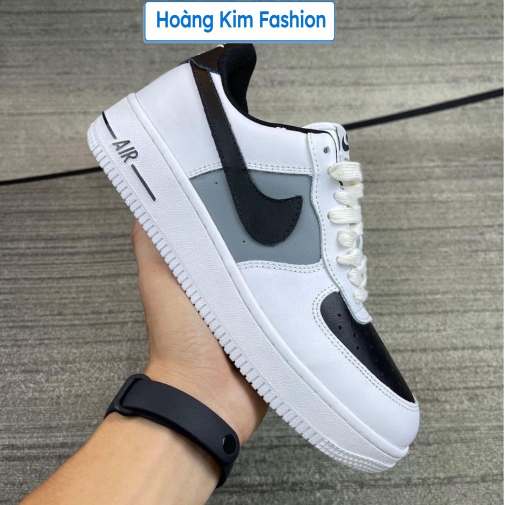 Giày_nike nam nữ, Giày AF1 Xanh Kem Mũi Đen SC Full box bill. hoàng Kim fashion