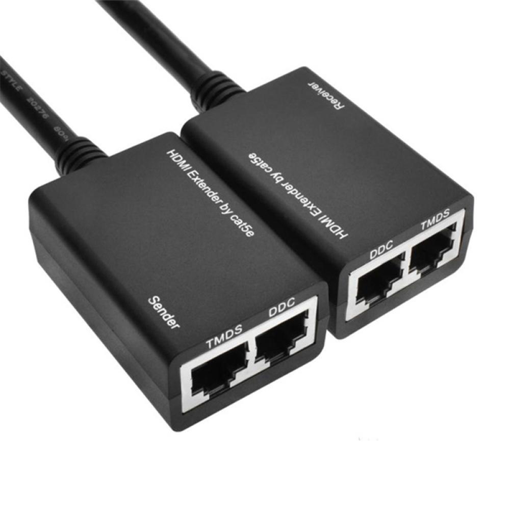 Thiết Bị Chuyển Đổi Tín Hiệu HDMI 1080P Cat5e Cat 6 Ethernet RJ45 Lan 3D TX RX 30M E3Q4 Chuyên Dụng