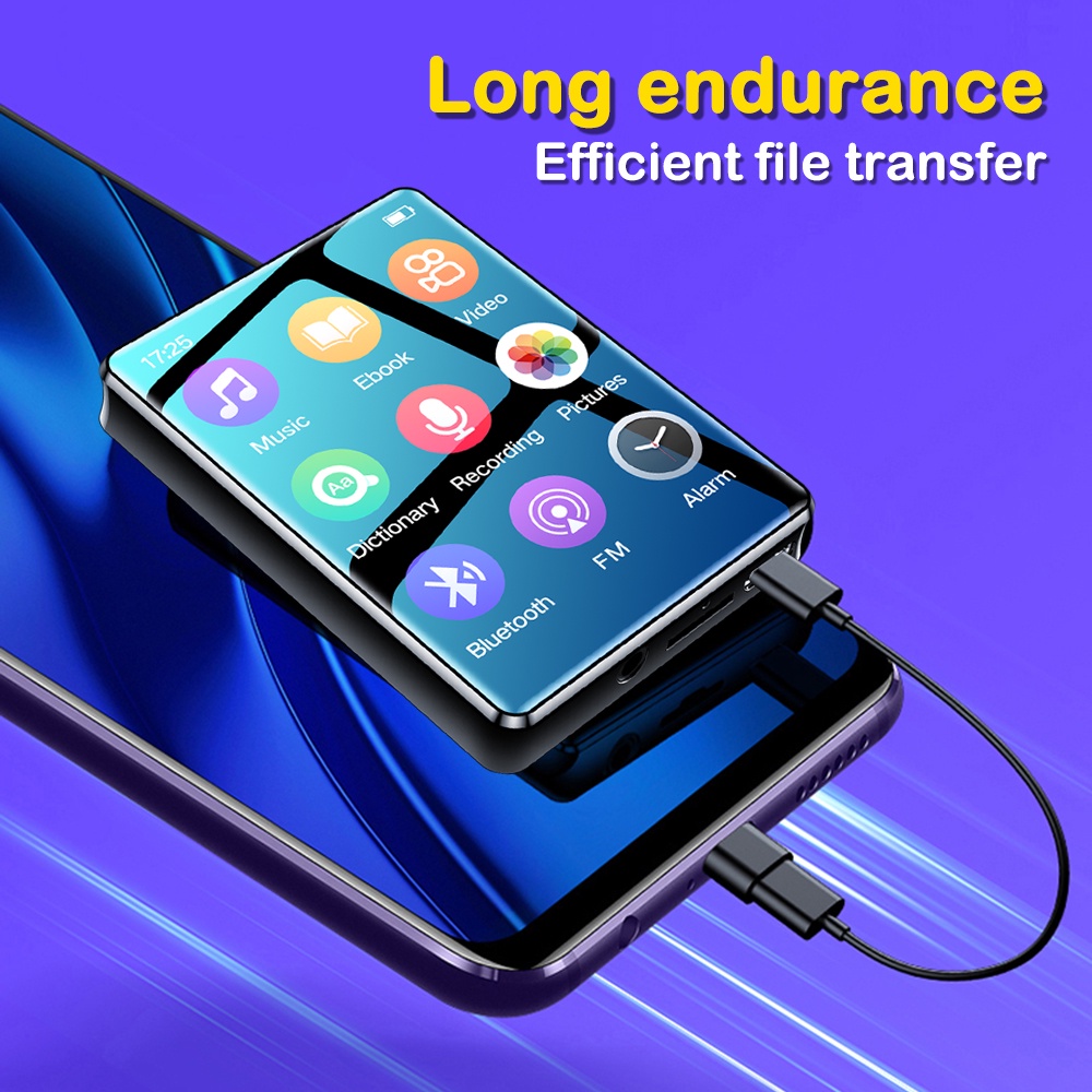 VIRWIR Máy Nghe Nhạc MP3 Kết Nối Bluetooth V5.2 Đài FM Radio Có Chức Năng