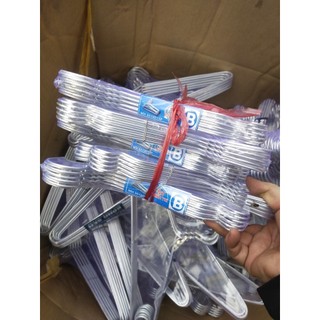 Combo 50 móc nhôm phơi quần áo trẻ em loại dày đẹp