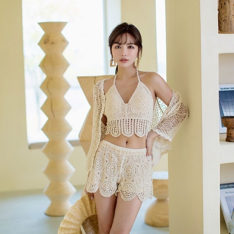 Set Đi Biển Ren Móc 3 Món Quyến Rũ (14) | Vui Vẻ Shop