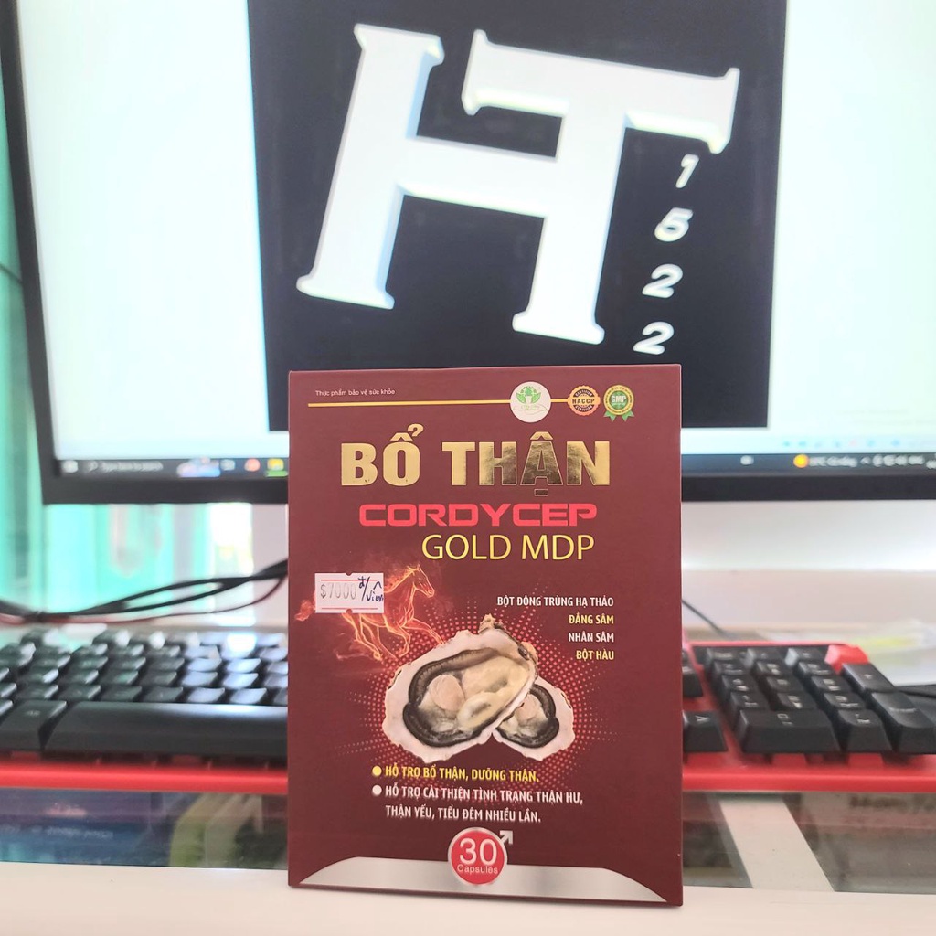 30 vên Bổ thận Cordycep Gold MDP - Hỗ trợ thận hư, thận yếu, tiểu đêm, tiểu rắt, đau lưng, mỏi gối ở nam và nữ