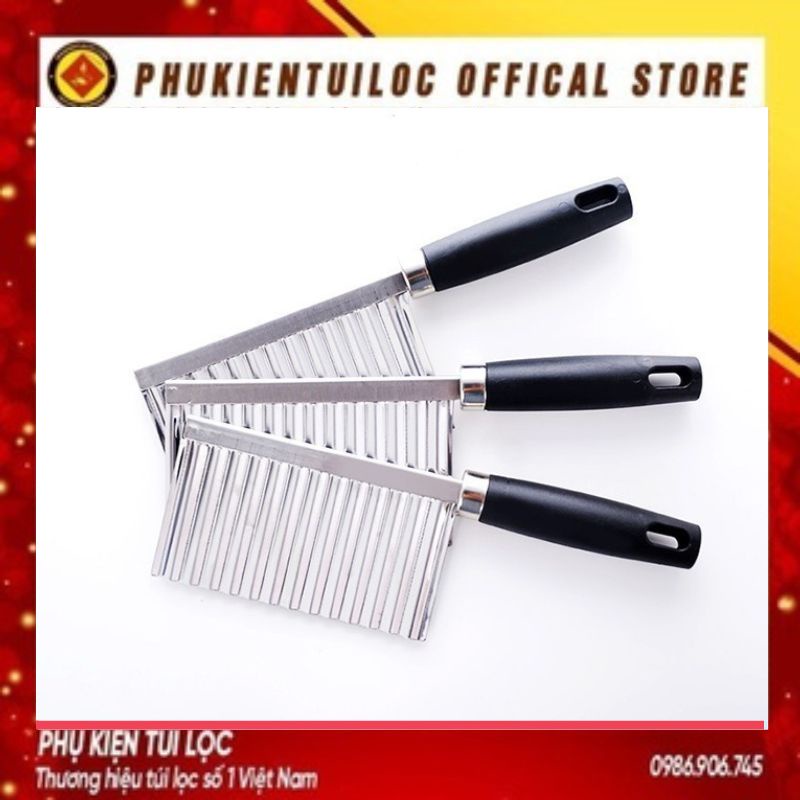Dao Cầm Tay Nhà Bếp Cắt - Gọt Khoai Tây - Thái Cắt Củ - Quả Kiểu Sóng